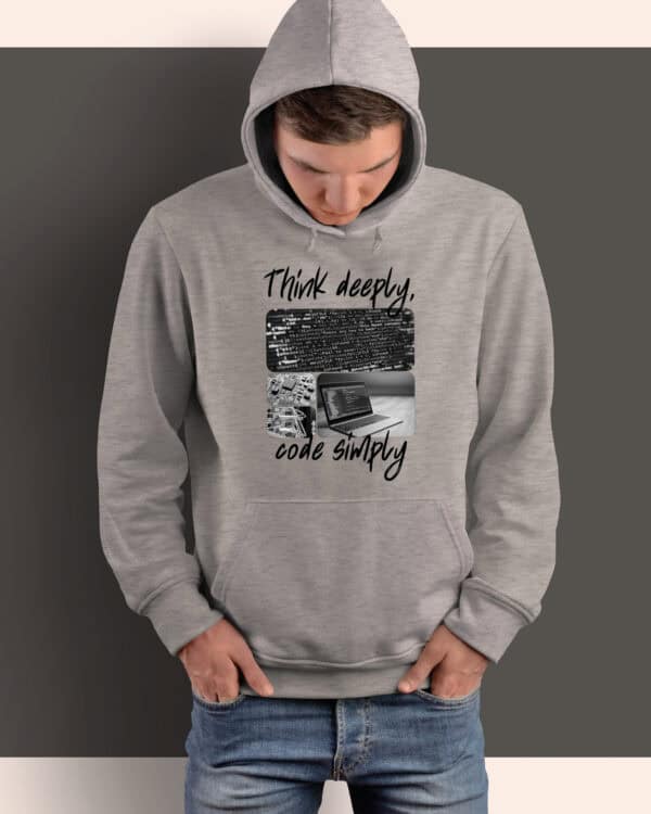 1675 (9) Bluza z kapturem <br>Prezent dla Programisty Kolarz Artystyczny