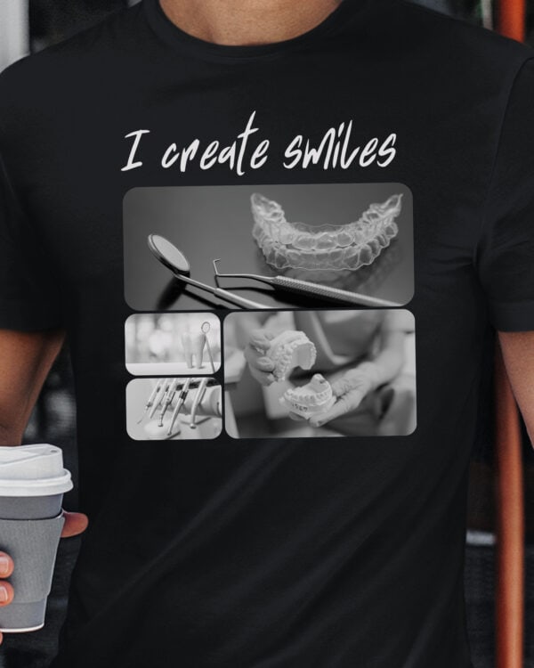 1677 (19) Koszulka Prezent dla Dentysty Kolarz Artystyczny