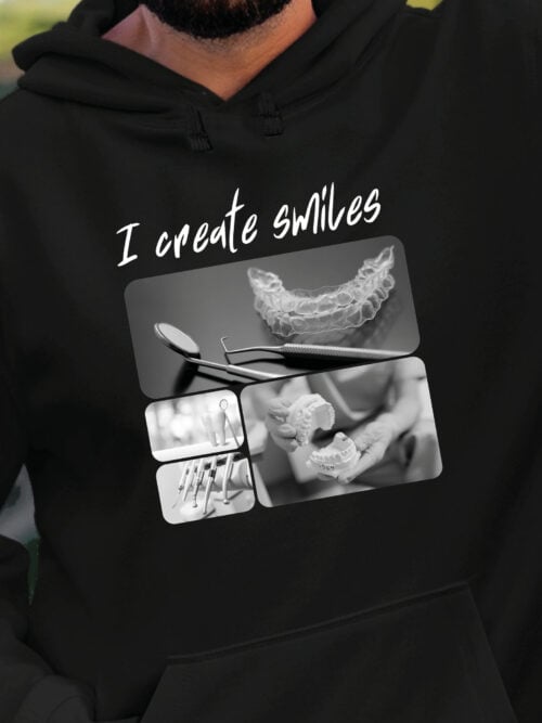 1677 (20) Bluza z kapturem Prezent dla Dentysty Kolarz Artystyczny