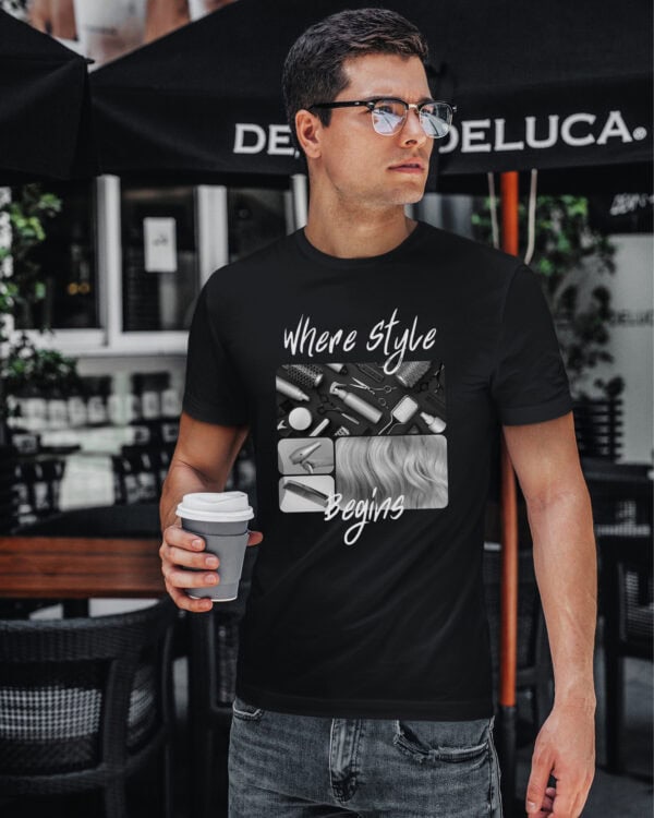 1680 (12) Koszulka Prezent dla Fryzjera <br>Kolarz Artystyczny