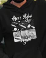 1680 (20) Bluza z kapturem Prezent dla Fryzjera Kolarz Artystyczny