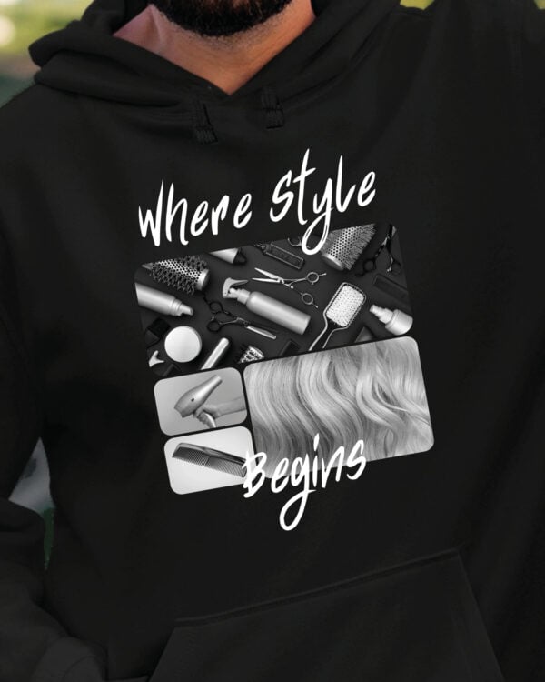 1680 (20) Bluza z kapturem Prezent dla Fryzjera Kolarz Artystyczny