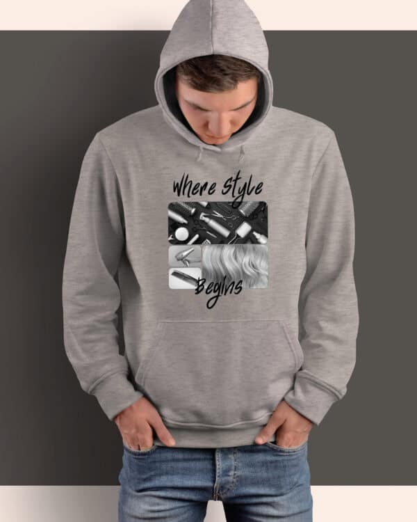 1680 (9) Bluza z kapturem <br>Prezent dla Fryzjera Kolarz Artystyczny