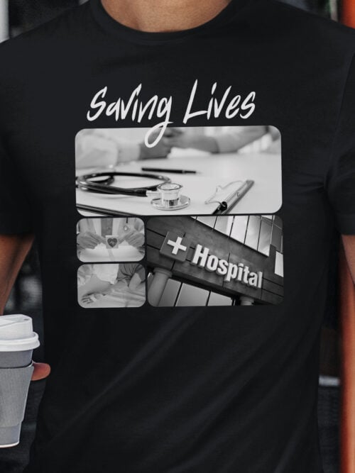 1684 (19) Koszulka Prezent dla Lekarza Kolarz Artystyczny