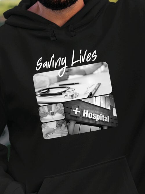 1684 (20) Bluza z kapturem Prezent dla Lekarza Kolarz Artystyczny