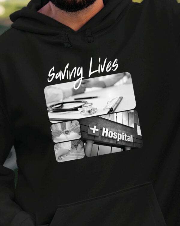 1684 (20) Bluza z kapturem Prezent dla Lekarza Kolarz Artystyczny