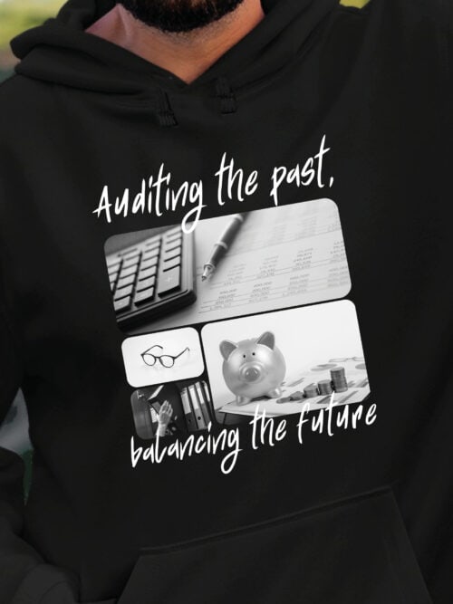 1686 (20) Bluza z kapturem Prezent dla Księgowego Kolarz Artystyczny