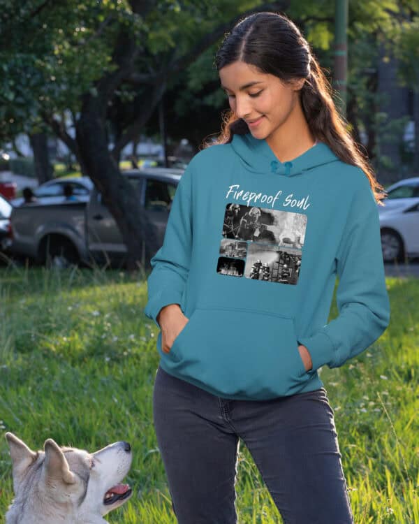 1689 (20) Bluza z kapturem <br>Prezent dla Strażaka Kolarz Artystyczny