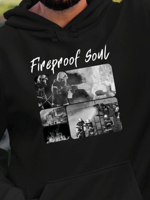 1689 (23) Bluza z kapturem Prezent dla Strażaka Kolarz Artystyczny