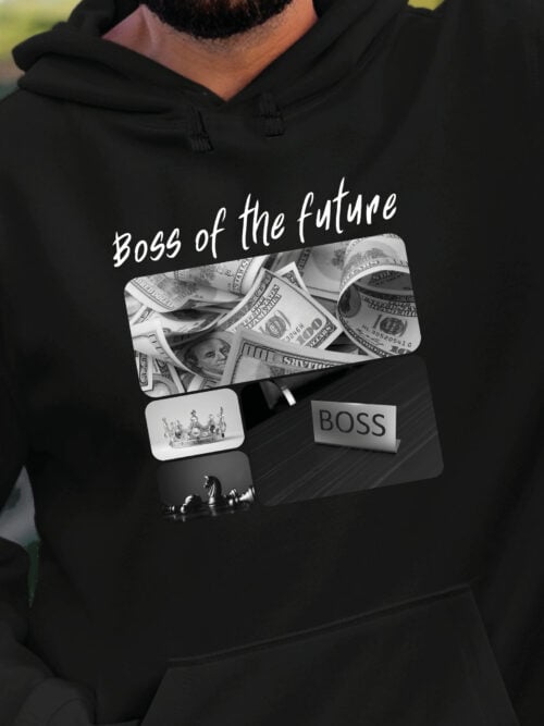 1690 (23) Bluza z kapturem Prezent dla Szefa Kolarz Artystyczny