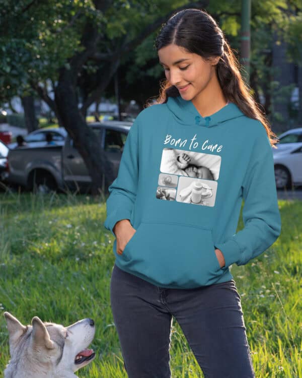 1694 (20) Bluza z kapturem <br>Prezent dla Położnej Kolarz Artystyczny