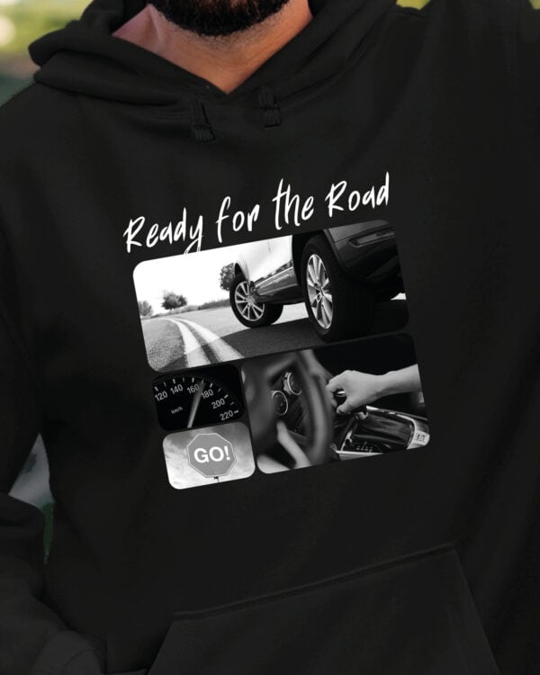 1698 (23) Bluza z kapturem Prezent dla Kierowcy Kolarz Artystyczny