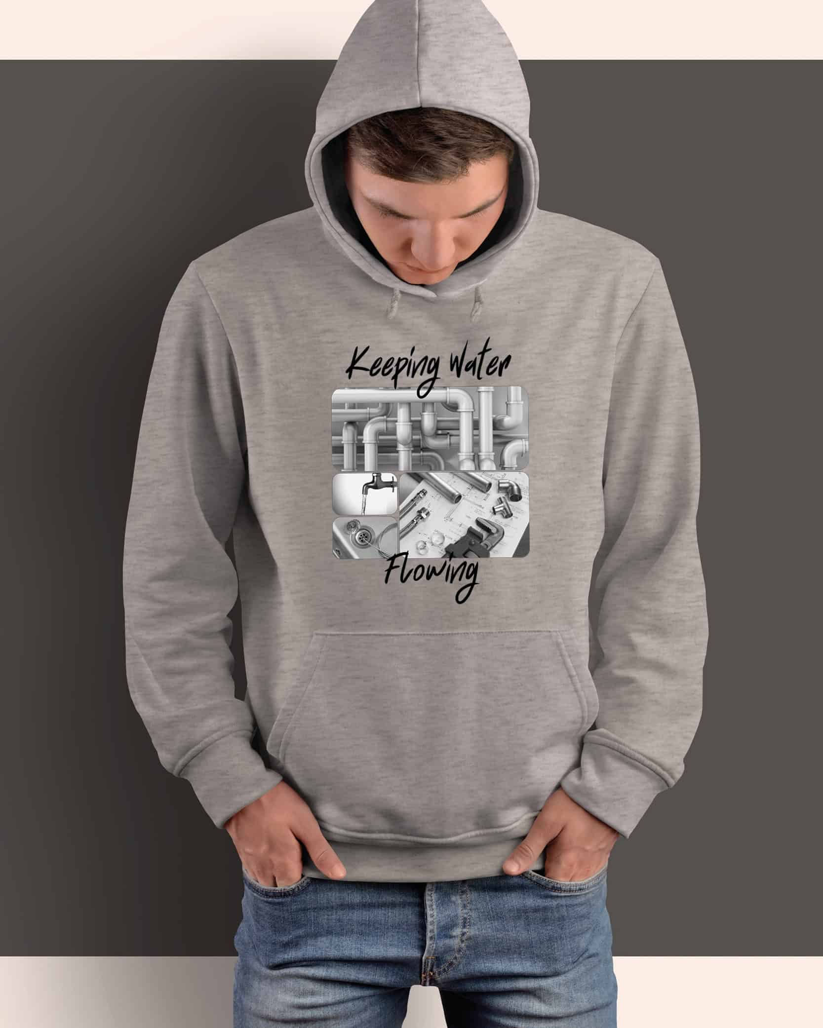 1699 (9) Bluza z kapturem <br>Prezent dla Hydraulika Kolarz Artystyczny