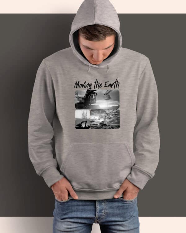 1701 (9) Bluza z kapturem <br>Prezent dla Operatora Koparki Kolarz Artystyczny