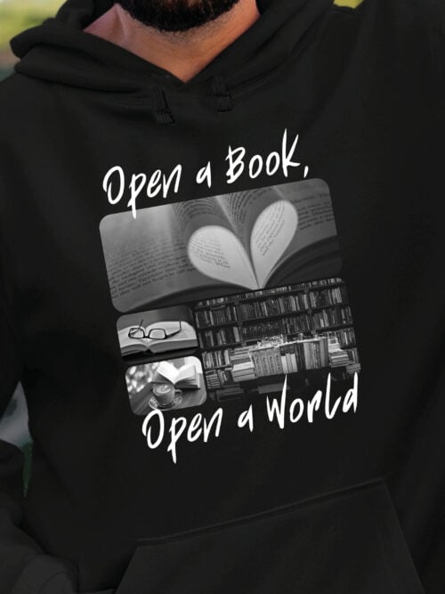 1703 (23) Bluza z kapturem Prezent dla Bibliotekarza Kolarz Artystyczny