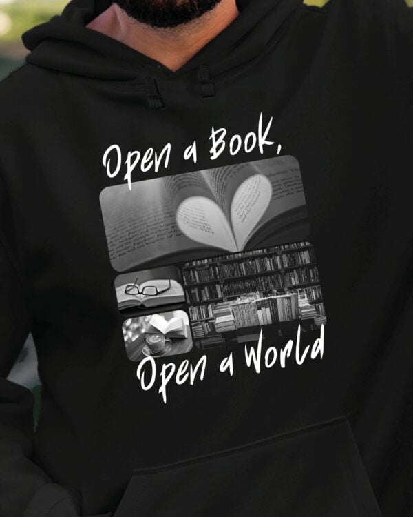 1703 (23) Bluza z kapturem Prezent dla Bibliotekarza Kolarz Artystyczny