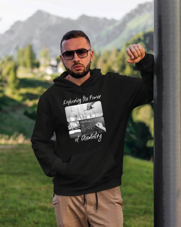 1707 (18) Bluza z kapturem <br>Prezent dla Chemika Kolarz Artystyczny