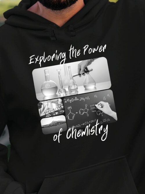 1707 (23) Bluza z kapturem Prezent dla Chemika Kolarz Artystyczny