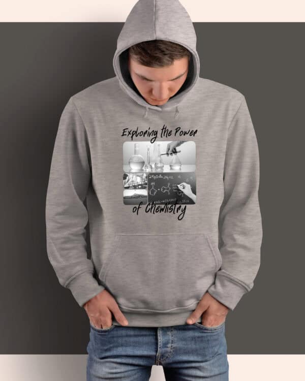 1707 (9) Bluza z kapturem <br>Prezent dla Chemika Kolarz Artystyczny