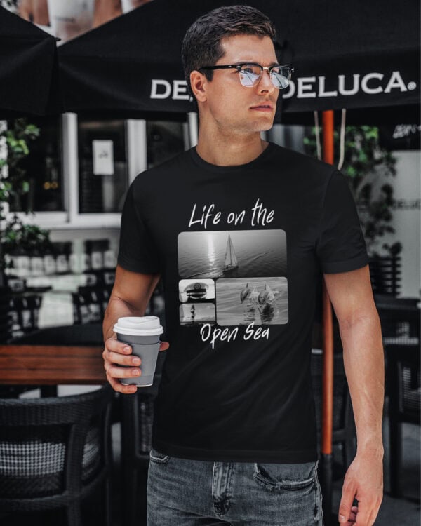 1710 (15) Koszulka Prezent dla Żeglarza <br>Kolarz Artystyczny