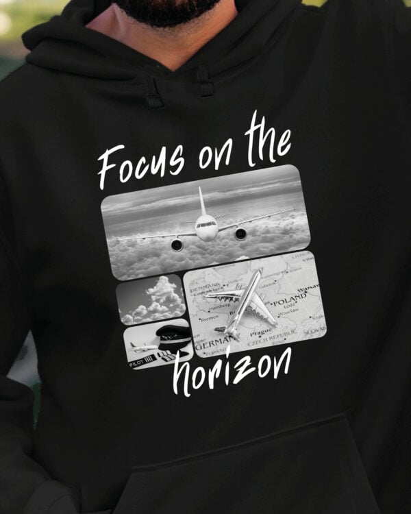 1711 (23) Bluza z kapturem Prezent dla Pilota Kolarz Artystyczny