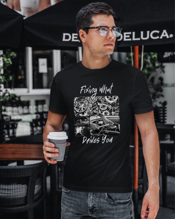 1715 (15) Koszulka Prezent dla Mechanika <br>Kolarz Artystyczny