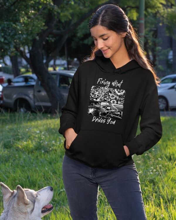 1715 (17) Bluza z kapturem <br>Prezent dla Mechanika Kolarz Artystyczny