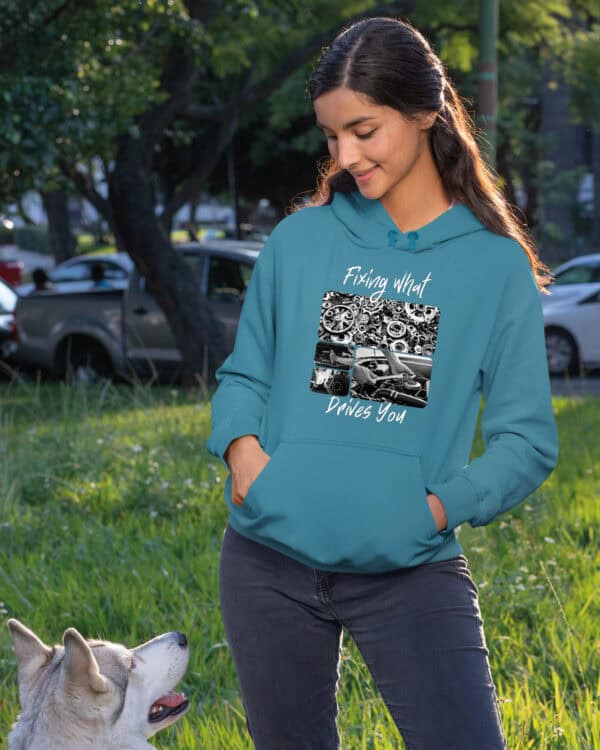 1715 (20) Bluza z kapturem <br>Prezent dla Mechanika Kolarz Artystyczny