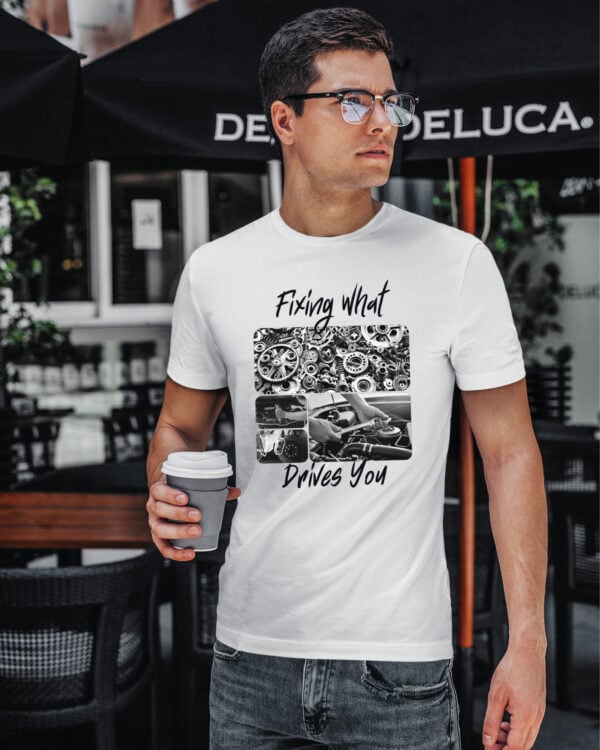 1715 (3) Koszulka Prezent dla Mechanika <br>Kolarz Artystyczny