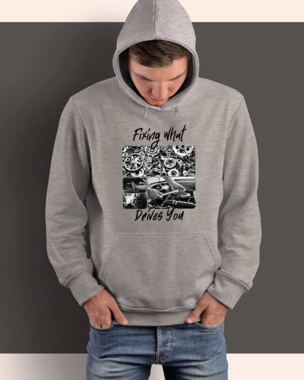 1715 (9) Bluza z kapturem <br>Prezent dla Mechanika Kolarz Artystyczny