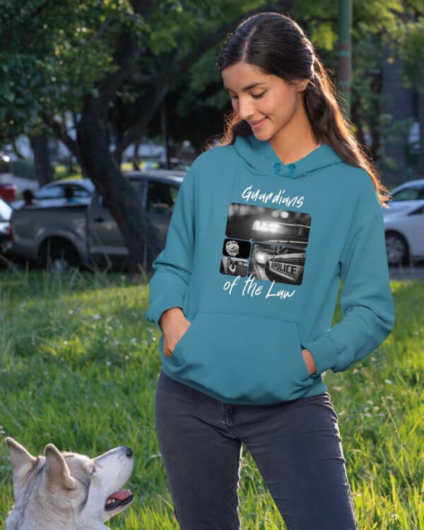 1716 (20) Bluza z kapturem <br>Prezent dla Policjanta Kolarz Artystyczny