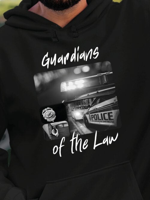 1716 (23) Bluza z kapturem Prezent dla Policjanta Kolarz Artystyczny