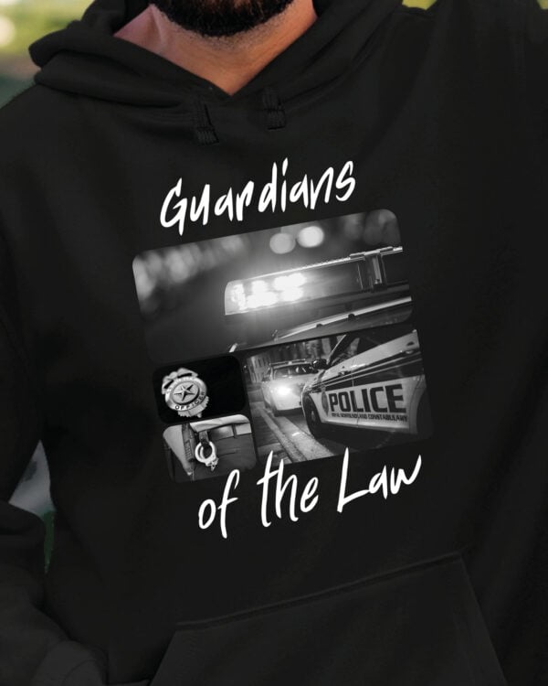 1716 (23) Bluza z kapturem Prezent dla Policjanta Kolarz Artystyczny