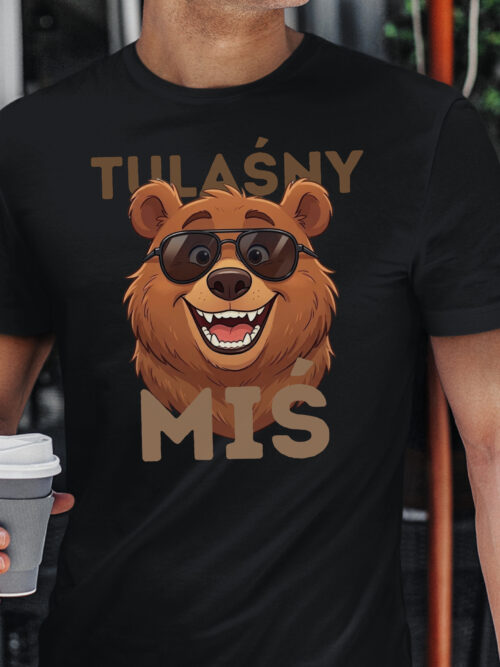 1717 (15) Koszulka Dla Partnera Tulaśny Miś Śmieszna