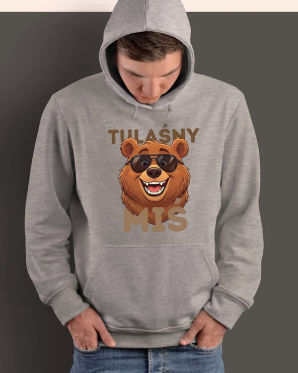 1717 (19) Bluza z kapturem Dla Partnera <br>Tulaśny Miś Śmieszna