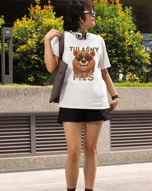 1717 (2) Koszulka Dla Partnera <br>Tulaśny Miś Śmieszna