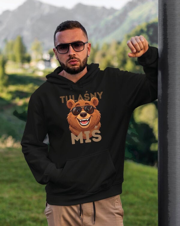 1717 (21) Bluza z kapturem Dla Partnera <br>Tulaśny Miś Śmieszna