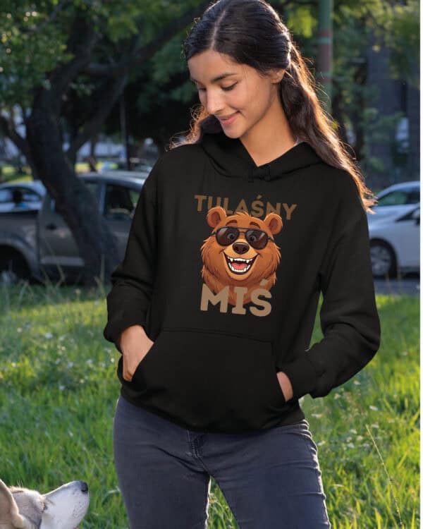 1717 (23) Bluza z kapturem Dla Partnera <br>Tulaśny Miś Śmieszna