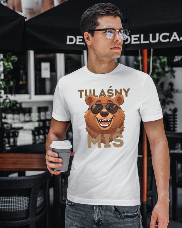 1717 (4) Koszulka Dla Partnera <br>Tulaśny Miś Śmieszna