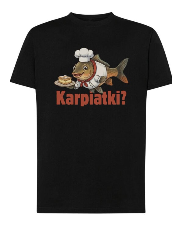 1718 (11) Koszulka Śmieszny Prezent <br>Karp Karpatka Kucharz