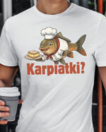 1718 (5) Koszulka Śmieszny Prezent Karp Karpatka Kucharz