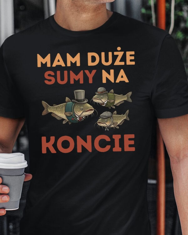 1719 (10) Koszulka Śmieszny Prezent Sumy na Koncie