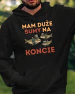 1719 (12) Bluza z kapturem Śmieszny Prezent Sumy na Koncie