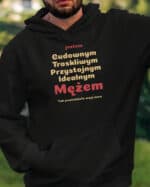 1720 (8) Bluza z kapturem Prezent dla Męża Super Cechy Śmieszna