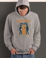 1723 (11) Bluza z kapturem Prezent Dla Brata od Brata <br>Braterska Więź