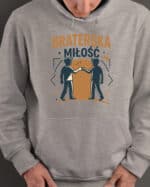 1723 (12) Bluza z kapturem Prezent Dla Brata od Brata Braterska Więź