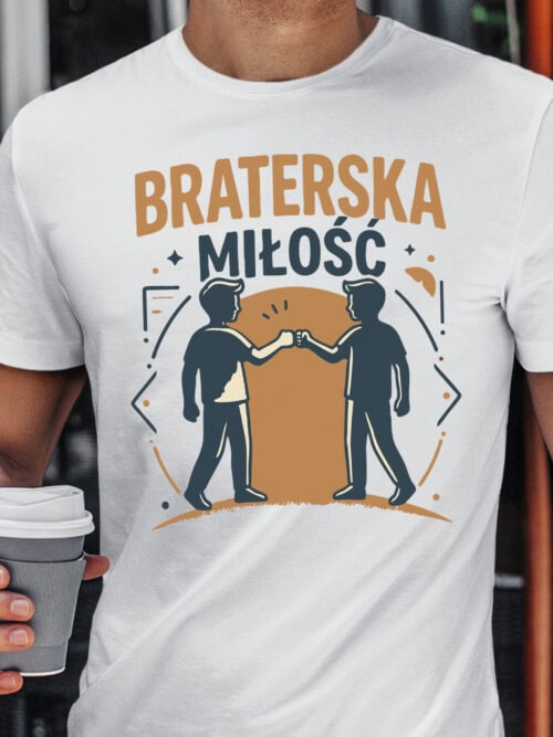 1723 (3) Koszulka Prezent Dla Brata od Brata Braterska Więź