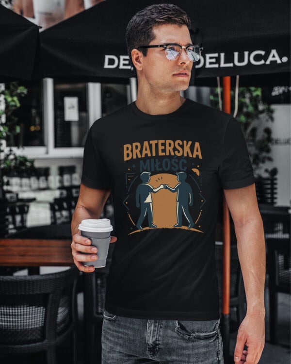 1723 (8) Koszulka Prezent Dla Brata od Brata <br>Braterska Więź