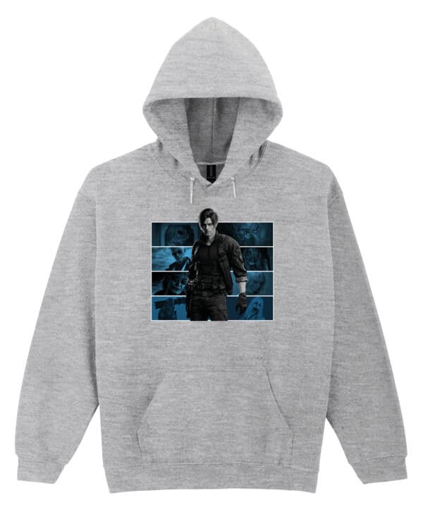 1724 (11) Bluza z kapturem Resident Evil <br>Leon Kennedy Personalizowana