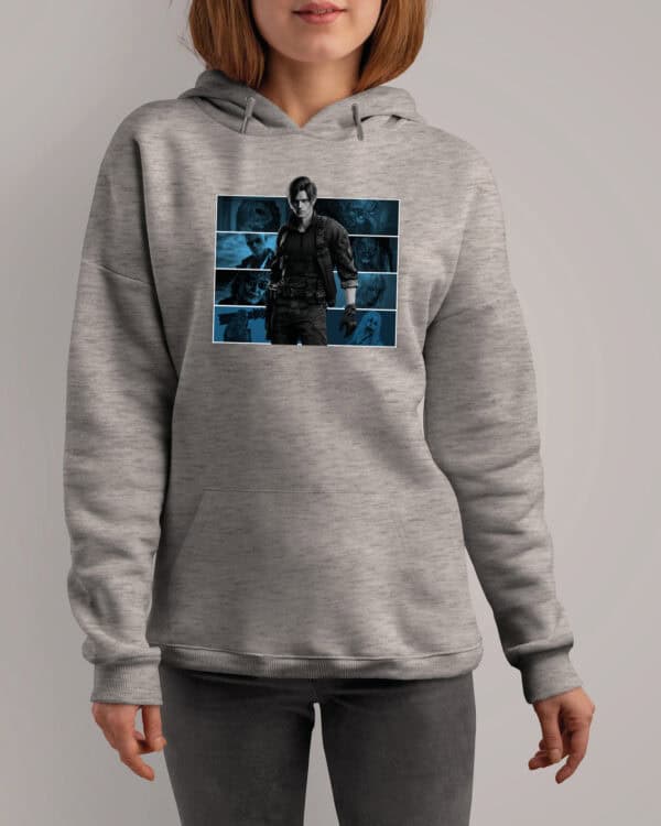 1724 (12) Bluza z kapturem Resident Evil <br>Leon Kennedy Personalizowana